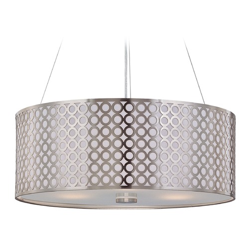 Lite Source Lighting Netto Polished Steel Pendant by Lite Source Lighting LS-19519PS