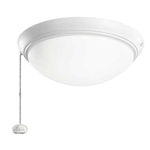 Kichler Lighting Low Profile LED Fan Light Kit in White by Kichler Lighting 338200WH