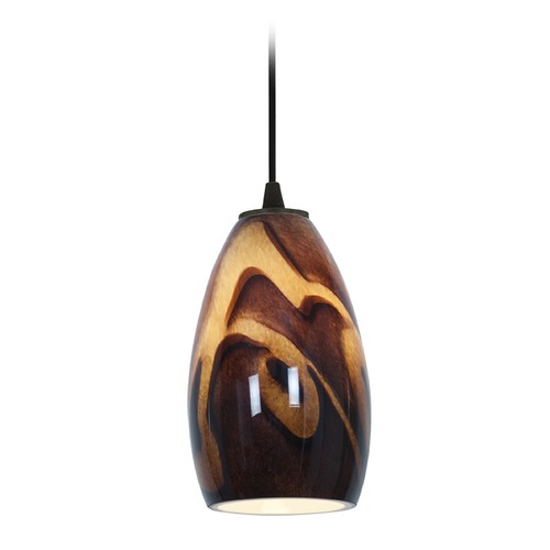 Access Lighting Champagne Oil Rubbed Bronze LED Mini Pendant by Access Lighting 28012-3C-ORB/ICA