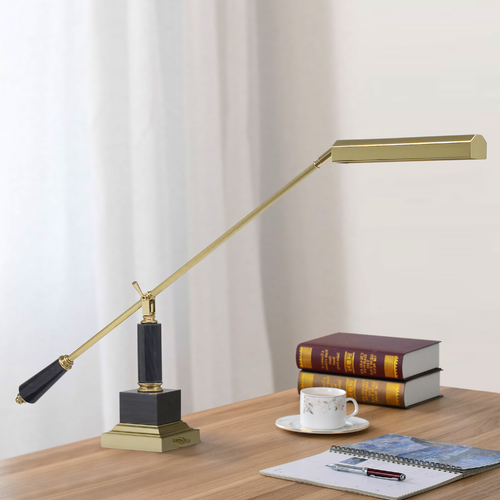 House of Troy Lighting Piano Lamp in Polished Brass by House of Troy Lighting P10-190-M