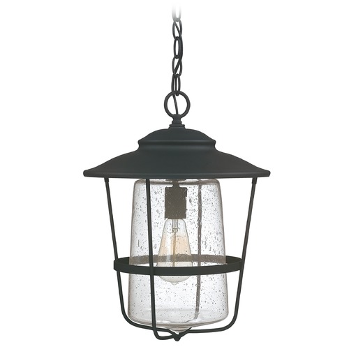 Capital Lighting Creekside Outdoor Hanging Lantern in Black by Capital Lighting 9604BK