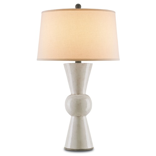 Currey and Company Lighting Upbeat Table Lamp in Antique White by Currey & Company 6198