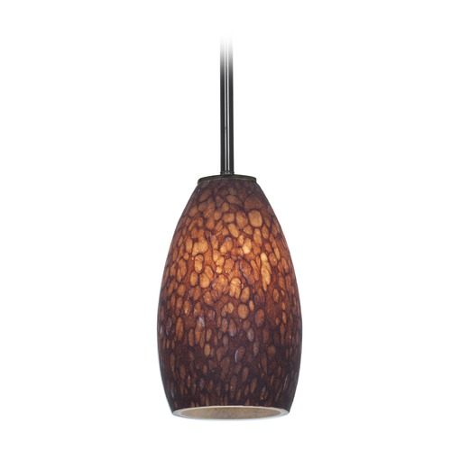 Access Lighting Champagne Oil Rubbed Bronze LED Mini Pendant by Access Lighting 28012-3R-ORB/BRST