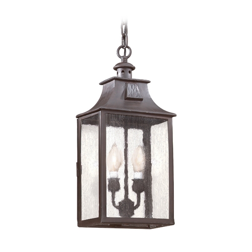 Troy Lighting Newton 19-Inch High Outdoor Hanging Light in Old Bronze by Troy Lighting FCD9004OBZ