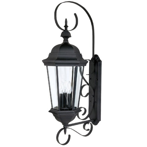 Capital Lighting Carriage House 36-Inch Outdoor Wall Light in Black by Capital Lighting 9723BK