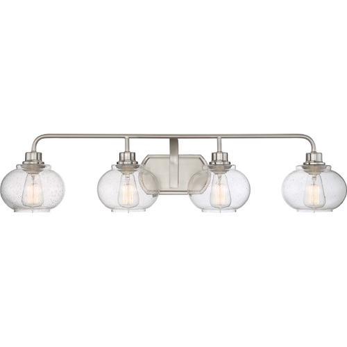 Quoizel Lighting Trilogy 36.25-Inch Bath Light in Brushed Nickel by Quoizel Lighting TRG8604BN