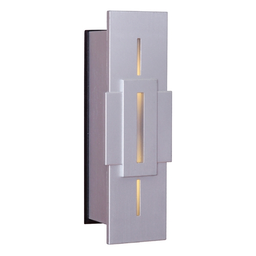 Craftmade Lighting Rectangular Lighted Touch Doorbell Button in Brushed Nickel by Craftmade Lighting TB1040-BN