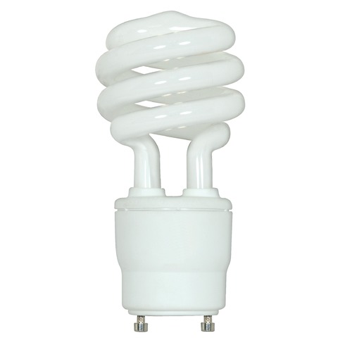 Satco Lighting 15W GU24 Mini Spiral Compact Fluorescent Bulb 2700K by Satco Lighting S8204