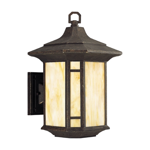 Progress Lighting Arts and Crafts Outdoor Wall Light in Weathered Bronze by Progress Lighting P5629-46