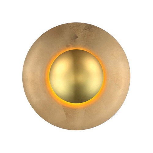 Modern Forms by WAC Lighting Blaze 18-Inch Gold Leaf LED Sconce by Modern Forms WS-30618-GL
