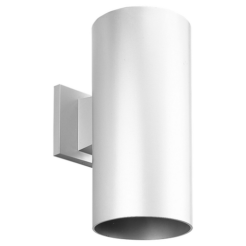 Progress Lighting Cylinder White Outdoor Wall Light by Progress Lighting P5641-30