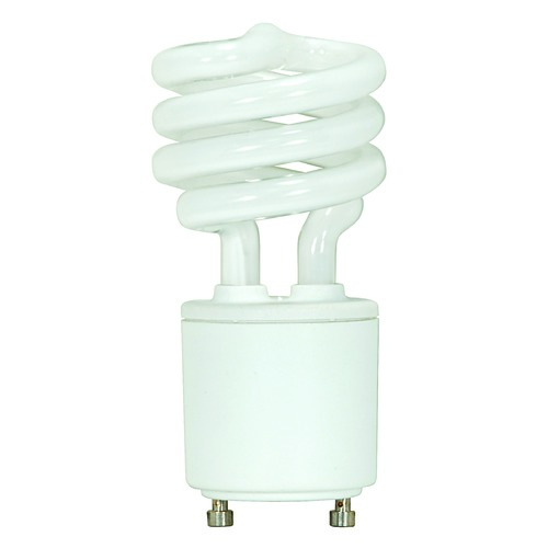 Satco Lighting 13W GU24 Mini Spiral Compact Fluorescent Bulb 3500K by Satco Lighting S8226