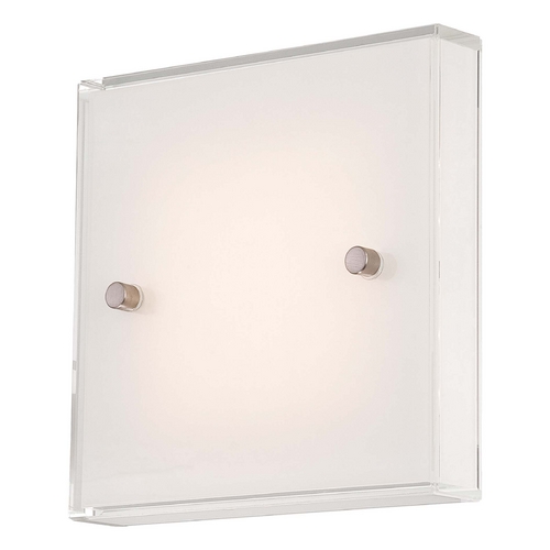 George Kovacs Lighting Framework LED Wall Sconce in Brushed Nickel by George Kovacs P1141-084-L