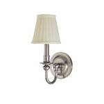 Single-Light Sconce with Pleated Shade