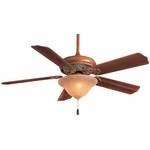 Ceiling Fan with Five Blades and Light Kit
