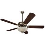 Ceiling Fan with Five Blades and Light Kit
