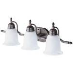 Energy Star Qualified Three-Light Bathroom Fixture