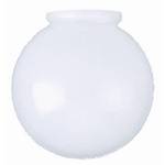 6-Inch White Polycabonate Globe