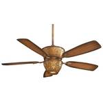 Ceiling Fan with Five Blades and Light Kit