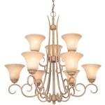 Nine-Light Chandelier