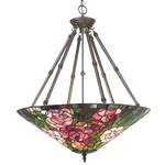 Rose Tiffany Four-Light Pendant