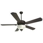 Ceiling Fan with Five Blades and Light Kit