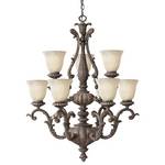 Nine-Light Chandelier