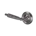 Left-Hand Ribbon and Reed Door Lever Passage Set