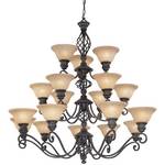 Eighteen-Light Chandelier