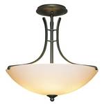 Three-Light Semi-Flush Ceiling Fixture