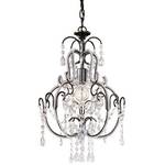 Single-Light Crystal Mini-Chandelier