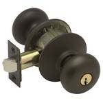 Rounded Knob Entrance Lock