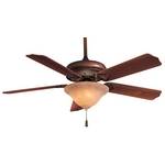 Ceiling Fan with Five Blades and Light Kit