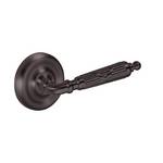 Right-Hand Ribbon and Reed Door Lever Privacy Set