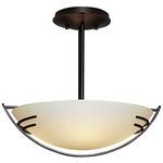 Two-Light Semi-Flush Ceiling Fixture