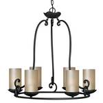 Old World Six-Light Single-Tier Chandelier