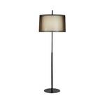 Three-Way Floor Lamp with Double Shade