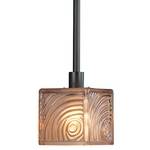 Mini-Pendant with Textured Glass 