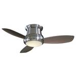 44-Inch Hugger Ceiling Fan with Three Blades and Light Kit 
