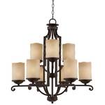 Nine-Light Chandelier