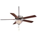 Ceiling Fan with Five Blades and Light Kit