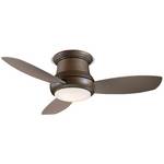 44-Inch Hugger Ceiling Fan with Three Blades and Light Kit