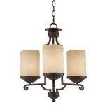 Three-Light Mini-Chandelier