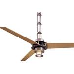 Ceiling Fan with Three Blades and Light Kit