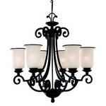 Six-Light Chandelier
