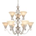 Nine-Light Chandelier 