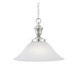 Single-Light Pendant in Brushed Nickel