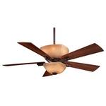 Ceiling Fan with Five Blades and Light Kit