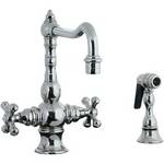 T-Body Kitchen Faucet with Side Spray 