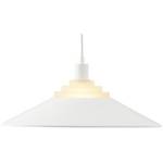 Pendant with White Metal Shade